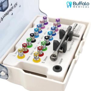 Kit de destornilladores de trinquete para implantes dentales Buffalo, juego de herramientas quirúrgicas manuales de acero inoxidable con estuche organizador de instrumentos - Product Image 2