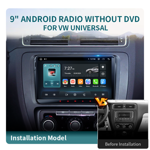Reproductor de DVD para coche con pantalla de 7/8/9 pulgadas para Volkswagen/VW navegación <span class=keywords><strong>GPS</strong></span> Universal 8Core 8 + 128GB Carplay Android Radio para coche - Product Image 2