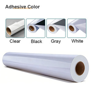 Rouleau de vinyle permanent brillant 0,305x50m avec adhésif haute adhérence <span class=keywords><strong>pour</strong></span> machines de découpe <span class=keywords><strong>Cricut</strong></span> et autocollants artisanaux DIY - Product Image 4