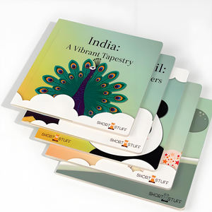 Scènes de dessins animés créatifs Livres d'images pour enfants Livres de contes <span class=keywords><strong>anglais</strong></span> à liaison parfaite pour <span class=keywords><strong>l</strong></span>'illumination cognitive de la maternelle - Product Image 6