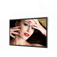 Moniteur d'usine personnalisable 22 pouces 75 pouces écran d'affichage numérique écran lcd écran mural publicitaire