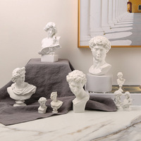 Vente en gros de souvenirs grecs personnalisés statue en résine buste de David Sculpture vénus Figurine artisanat croquis ornements statue