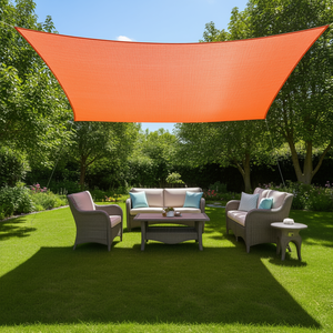 Voile d'ombrage rectangulaire Sunshine 22x23 pieds en HDPE pour jardin extérieur, protection UV, couverture de terrasse - Product Image 2