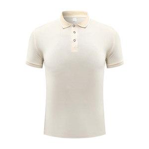 Men's <b>Silk</b> Cotton Polo Shirt Thin Breathable Short Sleeve Workwear - Product Image 1