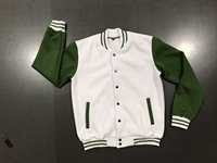 Vestes de baseball à manches longues en toile 100% coton, écologiques, imperméables, personnalisables, de haute qualité, en gros, pour hommes