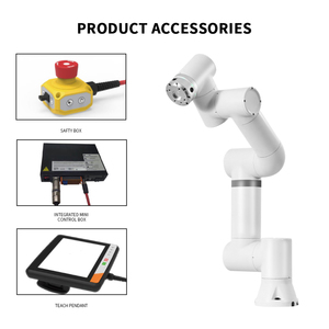 Brazo Robótico Educativo Pequeño de 6 Ejes para Escritorio, Ligero, con Capacidad de Carga de 3 kg, Brazo Robótico Educativo de 6 Grados de Libertad para Recoger y Colocar - Product Image 1