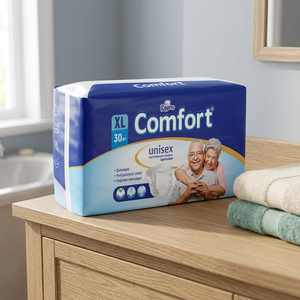 Kippers Comfort Adult Diapers XL 30 Pcs High Absorbency Disposable Incontinence Care Medical Grade Class II Soft Breathable - Product Image 3