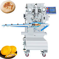 Machine automatique électrique à arepas avec moteur, contrôle PLC, certifiée CE, en acier inoxydable de qualité alimentaire, économe en énergie, haute capacité