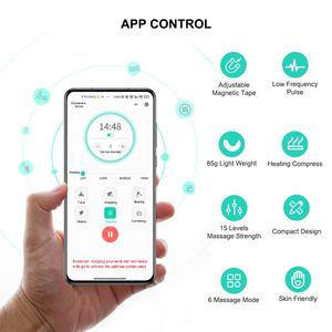 Máquina de masaje de cuello inteligente, herramienta térmica infrarroja para el cuidado del cuello, masajeador eléctrico de pulso de Yoga con Control por aplicación - Product Image 3