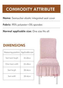 <span class=keywords><strong>Fundas</strong></span> para <span class=keywords><strong>sillas</strong></span> de gama alta Todos los vestidos Seersucker para banquetes de hotel Ofertas de compra a granel Precios con descuento - Product Image 6