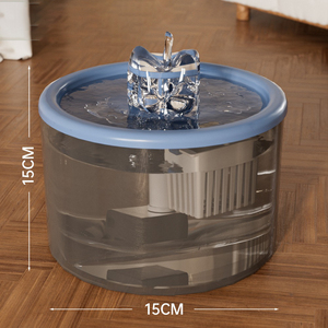 Auto Circulating <b>Cat</b> Water Fountain - Pet Drinking <b>Feeder</b> Filtered Flow - Product Image 6