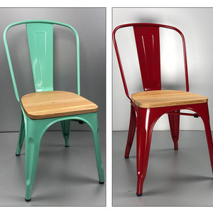 <span class=keywords><strong>Silla</strong></span> de Comedor Apilable de Metal para Restaurante, <span class=keywords><strong>Silla</strong></span> Vintage Tolixs de Metal para Banquetes, Bodas y Fiestas, Sillas para Restaurante y Hogar - Product Image 4