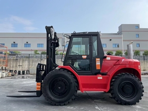 Certification CE 1 3.5 5 tonnes Mini petit quatre roues motrices 4x4 électrique Diesel télécommande pneus 4wd hors route chariot élévateur - Product Image 3