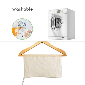 Byleading Reusable Eco Friend Washable <strong>Laundry</strong> Muslin Cotton <strong>Mesh</strong> <strong>Bag</strong> - Product Image 4