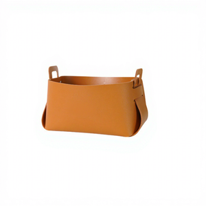 Rectangular Pu Leather <strong>Storage</strong> Frame Square <strong>Kitchen</strong> &amp; Bathroom Desktop Box <strong>Storage</strong> Basket Finishing Basket - Product Image 6