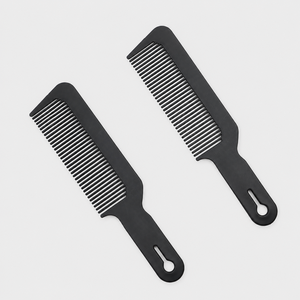 <span class=keywords><strong>Peigne</strong></span> de coupe noir antistatique épaissi pour hommes, vente en gros d'usine, pour la coiffure, la mode et les soins de beauté, <span class=keywords><strong>peigne</strong></span> de coupe à sommet plat - Product Image 4