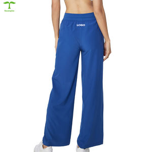 Pantalones de chándal de pierna recta completa para mujer, pantalones <span class=keywords><strong>deportivos</strong></span> holgados <span class=keywords><strong>con</strong></span> <span class=keywords><strong>faja</strong></span> de primavera para baile al aire libre, pantalones informales para viajeros - Product Image 3