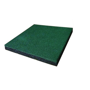 녹색 건강 내구성 친환경 야외 고무 바닥 매트 유치원 두꺼운 합성 고무 놀이터 사각 미끄럼 방지 - Product Image 6
