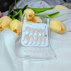 Precio al por mayor Prensa artificial hecha a mano en las <span class=keywords><strong>uñas</strong></span> Etiqueta privada Diseño de <span class=keywords><strong>uñas</strong></span> postizas francesas <span class=keywords><strong>blancas</strong></span> <span class=keywords><strong>Uñas</strong></span> <span class=keywords><strong>acrílicas</strong></span> para personas - Product Image 6