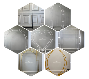 Sắt vòm hình trái tim Hỗ trợ đám cưới hoạt động ngày Valentine vòm hoa hỗ trợ đặc biệt với một kết thúc nướng - Product Image 5