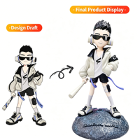 Figurines 3D personnalisées, jouets design, figurines d'action en PVC, mini-jouets d'art, figurines d'action en vinyle