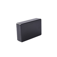 Boîtier de jonction Hover ABS, indice de protection IP65, 125x80x32mm, modèle 18 # Boîtier électronique noir DIY pour projets de circuits imprimés