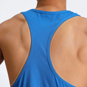 Custom Wholesale Breathable Gym Tank <b>Top</b> <b>for</b> <b>Men</b> Summer Workout <b>Tops</b> <b>Cropped</b> T shirt Vest Casual Fitness Clothing - Product Image 5