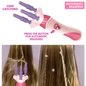 Máquina de Trenzado de Cabello, Accesorios de Peluca, Material Plástico Certificado ASTM para Niñas de 4 a 12 Años - Product Image 3