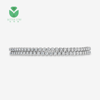 Chaîne tennis en diamants de laboratoire de luxe Betterstar IGI, personnalisable, haute joaillerie unisexe, bracelet classique en or 14K/18K avec diamants