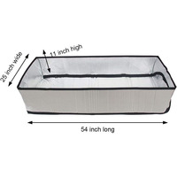 Sac isolant en aluminium pour escalier de grenier pour l'accès pratique à l'escalier avec fermeture à glissière