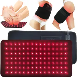 OEM/ODM Near Infrared Light Therapy Devices LED Red Light Therapy belt 660nm 850nm Red Light Therapy wrap with vibration