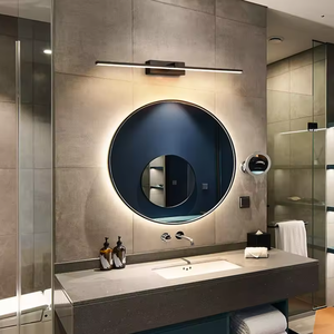 Gran oferta, lámpara frontal de espejo, maquillaje de baño, aluminio, moderno, dorado, negro, led, lámpara de pared de tocador - Product Image 3