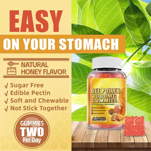 Gummies de pollen d'abeille 1000MG à marque privée, supplément de <span class=keywords><strong>propolis</strong></span> d'abeille pour l'immunité et la santé de la peau - Product Image 4