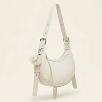 Sac Cuir Grainé Femme Luxe Silencieux Demi-lune Asymétrique Sac à Épaule Sac à Main Pour Femme Marque Privée 2026