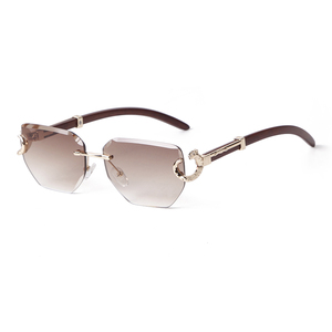 Gafas de Sol STORY STY8102A Sin Montura, <span class=keywords><strong>Lentes</strong></span> con Corte de Diamante de Diseño, Gafas de Sol Poligonales de Moda <span class=keywords><strong>para</strong></span> <span class=keywords><strong>Hombre</strong></span> y Mujer - Product Image 1