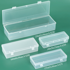 Caja de Herramientas Resistente de Diseño Personalizado SUNSHIN, Caja de Almacenamiento Rectangular de Plástico para Clavos, Destornilladores, Tarjetas Coleccionables y Organizador de Cables - Product Image 1