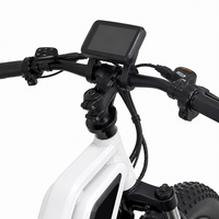 Vélo électrique KRISTIAN à pneus larges de 20 pouces, 48V 500W, tout-terrain, VTT électrique à double suspension, style cyclomoteur