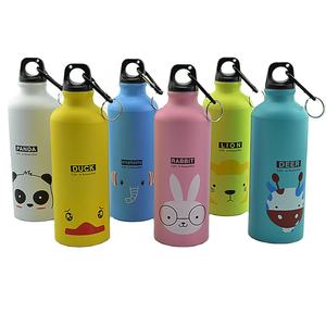 Nueva Botella de Agua Deportiva de Aluminio de 500 ml con Recubrimiento de Aluminio, con Mosquetón, para Beber Directo y Ecológica - Product Image 2