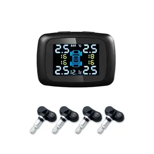 Yikoo OEM lastik basınç monitörü evrensel kablosuz dahili sensörler gerçek zamanlı izleme TPMS monitör basınç ve sıcaklık