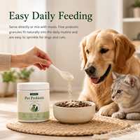 Lucpets ODM OEM Complément hyperprotéiné à haute teneur en fibres, EPA DHA haute puissance pour chiens, absorption rapide, soutien immunitaire et santé