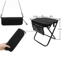 Sac à bandoulière portable d'extérieur, petit tabouret pliable pour le camping, la pêche, la randonnée et les pique-niques
