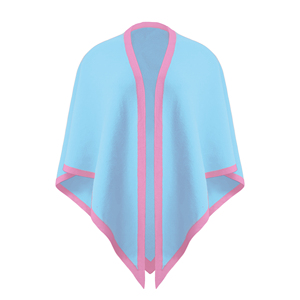 Cape <span class=keywords><strong>en</strong></span> tricot doux décontractée personnalisée avec patchwork conception sororité pull manteaux d'enveloppement châle <span class=keywords><strong>poncho</strong></span> <span class=keywords><strong>en</strong></span> laine pour femmes - Product Image 2