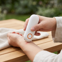 Appareil Portable Anti-Démangeaisons Rechargeable USB, Stylo Apaisant pour Piqûres de Moustiques, Instrument Antiprurigineux en ABS pour l'Extérieur et la Maison