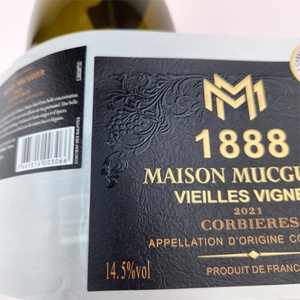 Custom <b>Waterproof</b> Gold Foil Sticker Roll Self-adhesive Paper Personalized <b>Label</b> Wine Bottle <b>Label</b> - Product Image 6