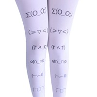 Nouvelles chaussettes populaires pour filles, motif émoticône mignon, douces, respirantes, collants blancs, chaussettes hautes pour l'extérieur, acceptent la personnalisation