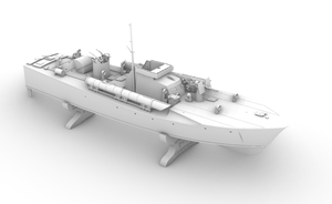 3D 인쇄 키트 1/20 HMS MTB 234 모터 어뢰 보트 <span class=keywords><strong>RC</strong></span> 키트 - Product Image 6