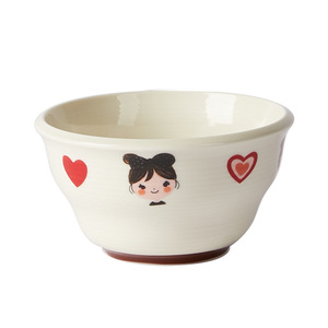 ชามข้าวพอร์ซเลนเคลือบใต้ผิวเคลือบ ใช้กับไมโครเวฟได้ เหมาะสำหรับเทศกาลมิตรภาพ ของใช้ในครัวเรือน ปี 2025 ใหม่ คุณภาพสูง ดีไซน์สร้างสรรค์ ลายการ์ตูน สวยงาม - Product Image 5