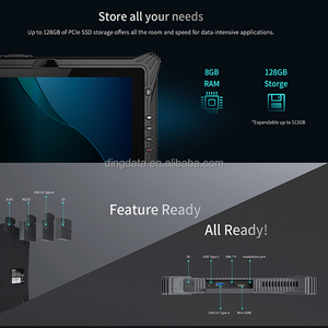 Meilleurs tablettes robustes 2024 avec écran capacitif, résistantes à l'eau, aux chutes et aux chocs, avec réseau POE et WiFi, industrielles, 10,1 pouces - Product Image 2