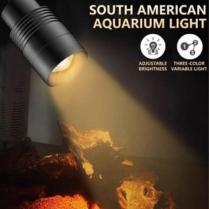 Lampe <span class=keywords><strong>LED</strong></span> à clip pour <span class=keywords><strong>aquarium</strong></span> JSD à focalisation réglable, 3W, 3 couleurs, à intensité variable avec minuterie pour aquariums d'Amérique du Sud - Product Image 3