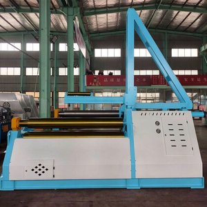 Machine de cintrage automatique CNC hydraulique à 4 rouleaux pour carrosserie de camion-citerne, 2000 mm, 10 mm, pour réservoirs elliptiques - Product Image 1
